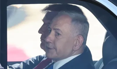 El presidente de los Estados Unidos, Donald Trump, y el primer ministro de Israel, Benjamín Netanyahu.