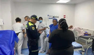 Imagen de la atención en urgencias.