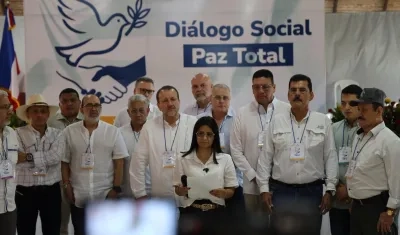 Varios de los exjefes paramilitares.