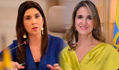 Las exministras de Educación María Victoria Angulo y Janeth Giha. 