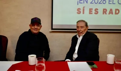 Germán Vargas Lleras junto a Fuad Char.