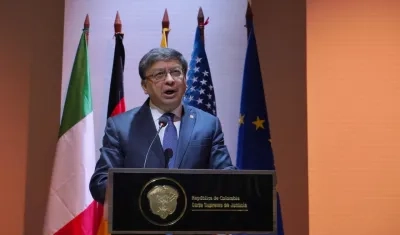 El presidente de la Corte Constitucional, Jorge Ibáñez.