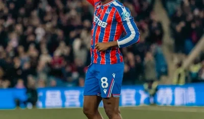 Jefferson Lerma durante el juego.