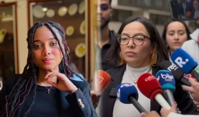 Juliana Guerrero y la congresista Jennifer Pedraza.