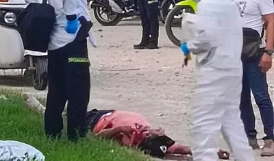 Lugar donde sucedió el crimen.