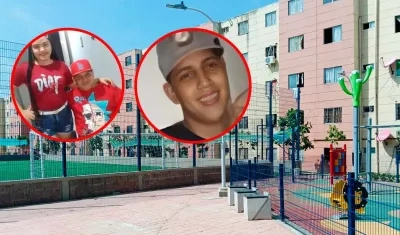 Las tres víctimas se encontraban en esta cancha cuando fueron atacadas a bala. 