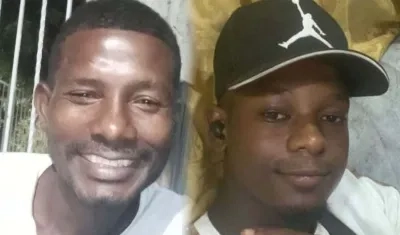 Las dos víctimas mortales del atentado en el barrio La Manga. 