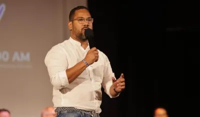 Leyton Barrios, rector de la Universidad del Atlántico.