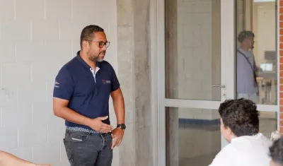 Leyton Barrios, rector de la Universidad del Atlántico.