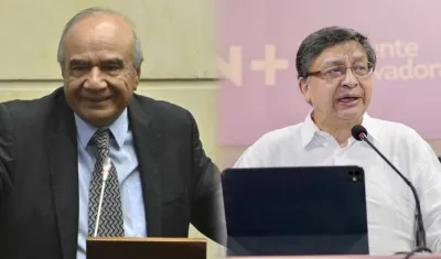 Los magistrados Héctor Carvajal y Jorge Enrique Ibáñez.