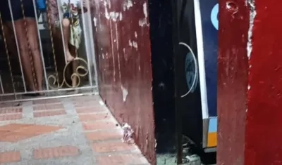 Lugar donde sucedió el crimen.