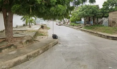 Lugar donde sucedió el homicidio.