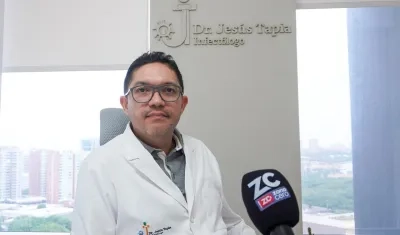 Médico Infectólogo Jesús Tapia García.