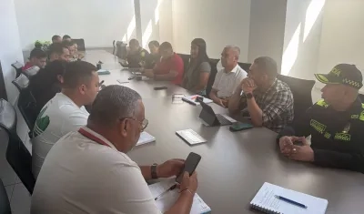 Consejo de Seguridad realizado en la Alcaldía de Soledad. 