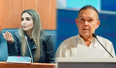 Nadia Blel y Efraín Cepeda.