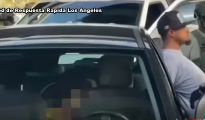 Momento de la captura.