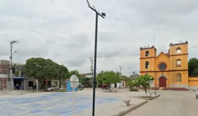 Plaza principal de Palmar de Varela. 