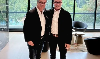 Gustavo Petro y Carlos Caicedo.