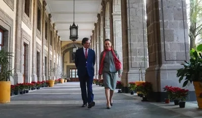 Gustavo Petro y Claudia Sheinbaum. 
