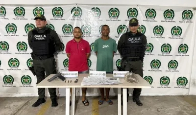 Presuntos 'Pepes Barlovento' capturados.