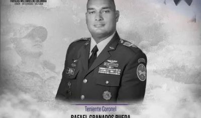 Teniente coronel del Ejército Rafael Granados Rueda. 