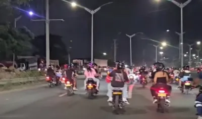 Rodada en Barranquilla.