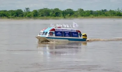 La Ruta Fluvial recorrió 21 puertos del río Magdalena. 