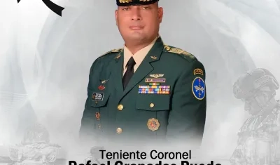 Teniente coronel Rafael Granados Rueda. 