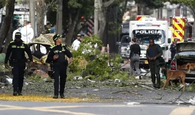 Imagen del ataque perpetrado en Cali, en agosto de este año.