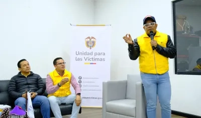 El director de la Unidad para la Atención y Reparación Integral a las Víctimas (UARIV), Adith Rafael Romero.