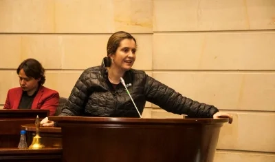 La senadora Paloma Valencia.