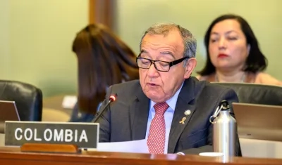Representante de Colombia ante la OEA, Luis Vargas.