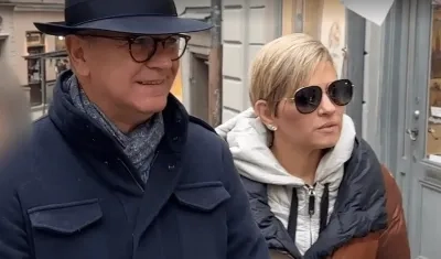 Manuel Grau y Verónica Alcocer, en Estocolmo.