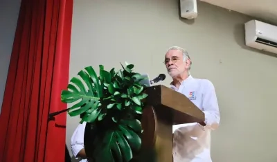 Eduardo Verano, gobernador del Atlántico. 