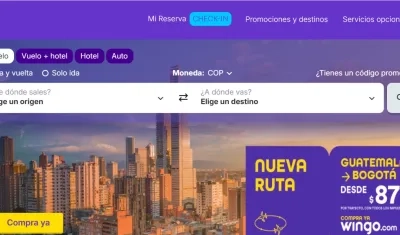 Página de Wingo.