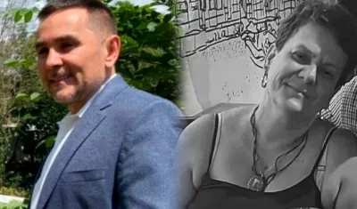 Abogado Fredy Albeiro Zapata Rivas y exjueza de paz Cruz Magnolia Sánchez. 