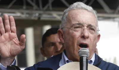 El expresidente Álvaro Uribe Vélez.