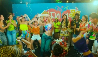 Exreinas hicieron parte del video. 