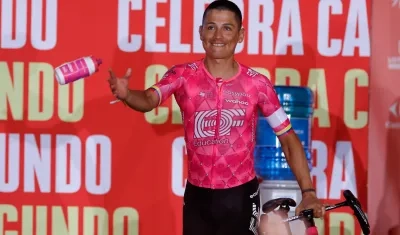 Esteban Chaves, pedalista colombiano.
