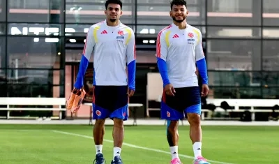 Luis Díaz y Luis Suárez, delanteros con buen presente al servicio de la Selección Colombia. 