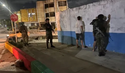 Patrullajes del Ejército en Barranquilla. 