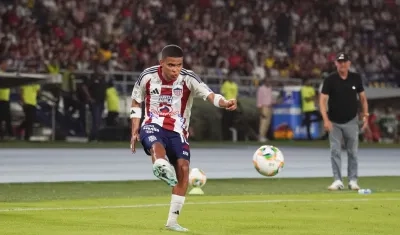 José Enamorado, el jugador del desequilibrio en el ataque de Junior.
