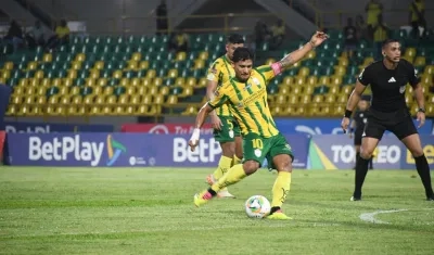 Fredy Montero marcó 30 goles en el año con el Real cartagena.ñ 