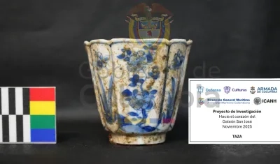 Uno de los objetos recolectados.