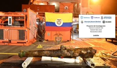 Uno de los objetos recolectados.