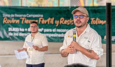 Felipe Harman, director de la Agencia Nacional de Tierras. 