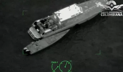 Embarcación interceptada. 