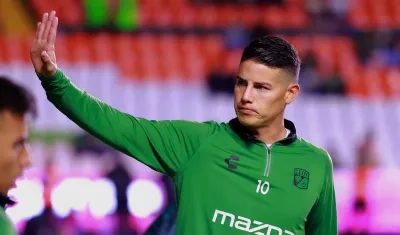 James Rodríguez había firmado contrrato por un año con el León. 