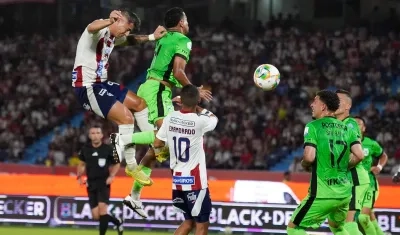 Junior y Nacional volverán a enfrentarse en los cuadrangulares. 