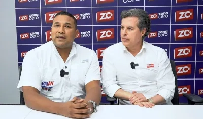 El candidato al Senado, Oscar David Galán y el precandidato presidencial Juan Manuel Galán.